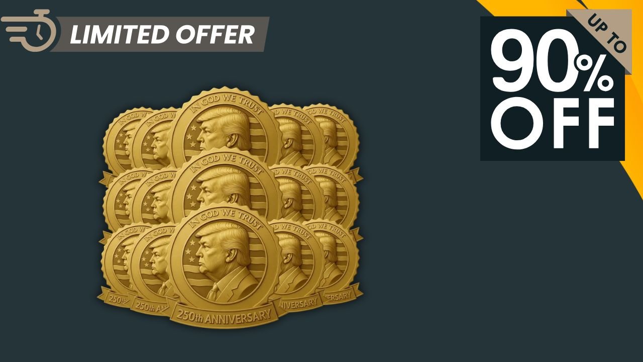 Trump 250th Anniversary Golden Badge Review